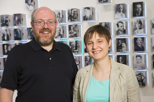 Henry Cohn and Maryna Viazovska ©Kay Herschelmann/BMS