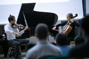 BMS Phase II student Georg and Laure Saint-Raymond, © Kay Herschelmann